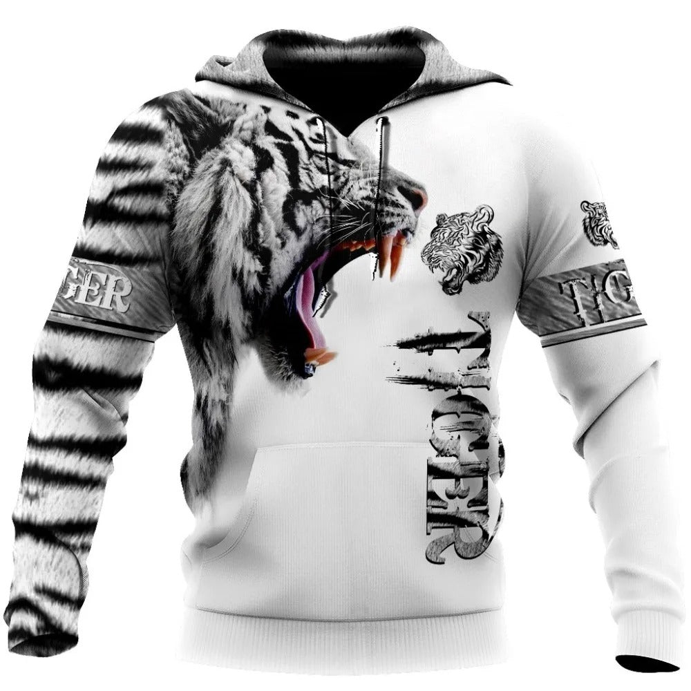 Jack™ - Comfortable Warm Tiger Print Hoodie