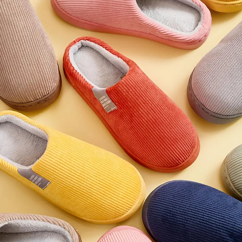 CloudWalk™ - Stylish Plush Warm Slippers