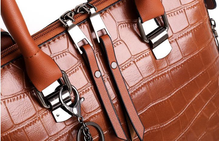 Helda™ - 4-Piece Modern Leather Bag Set