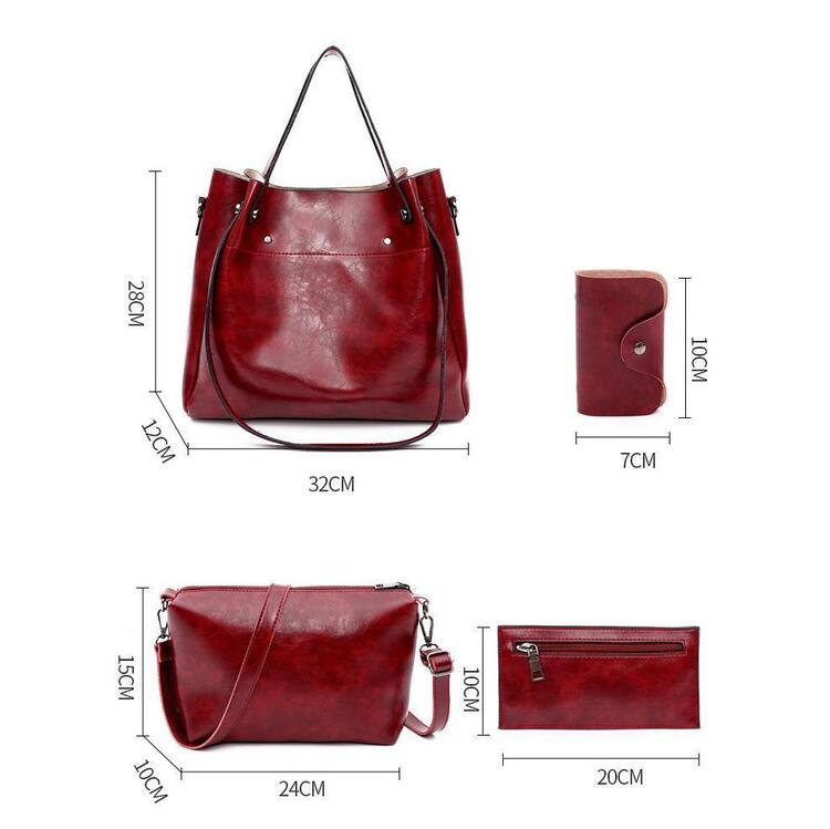 Greta™ - Vintage Women's 4-Piece Bag Set