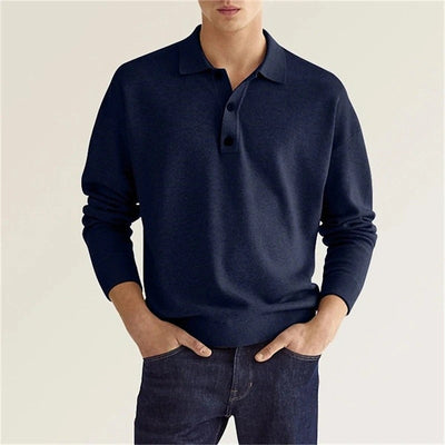 Felix™ - Stylish Long Sleeve Casual Polo Shirt