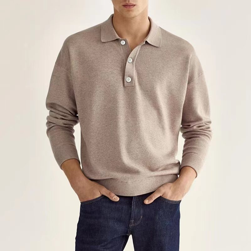 Felix™ - Stylish Long Sleeve Casual Polo Shirt