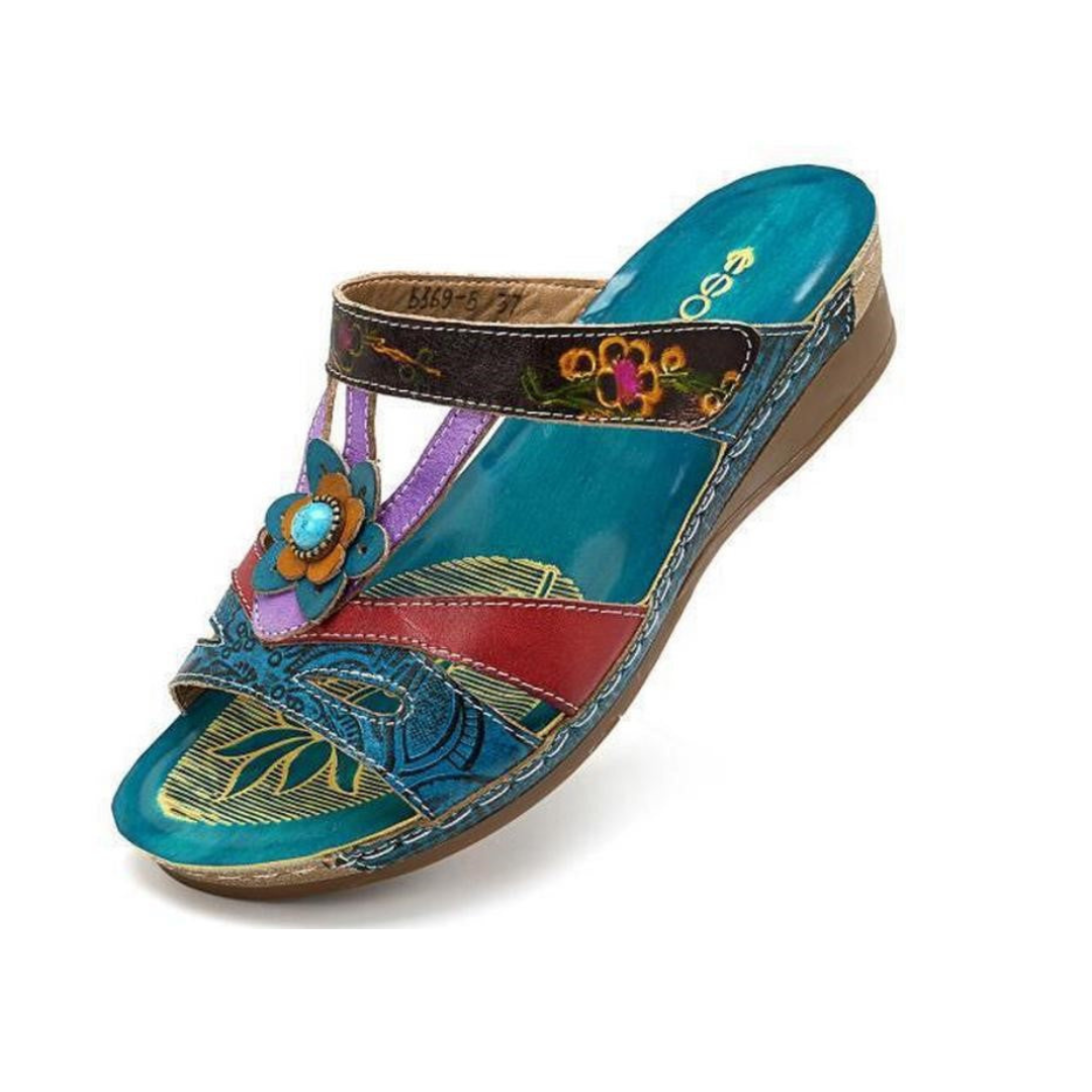 Poppy™ - Orthopedic Lightweight Sandals With Handmade Prints