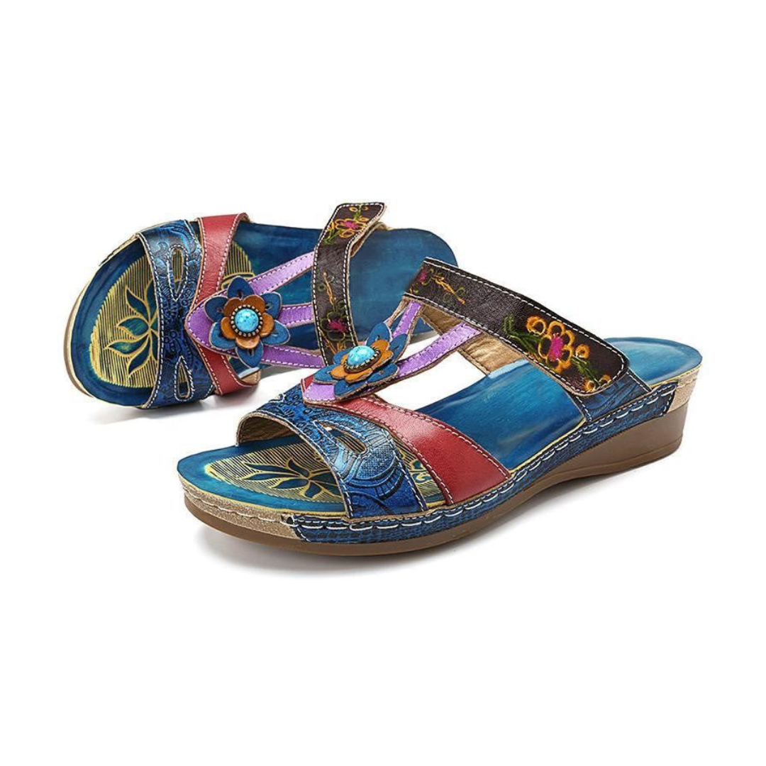 Poppy™ - Orthopedic Lightweight Sandals With Handmade Prints