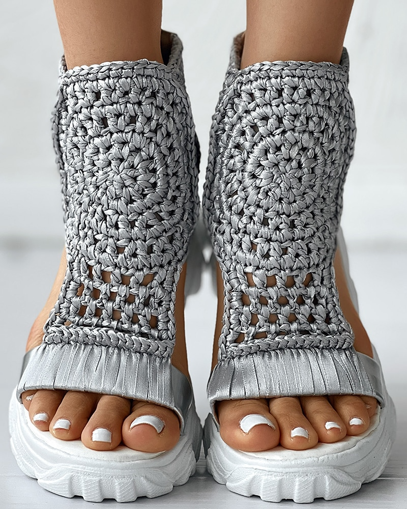 Freya™ - Knitted Orthopedic Sandals With Handmade Details