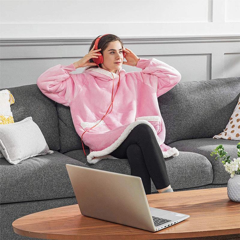 CozyWrap™ - Casual Unisex Hooded Wearable Blanket