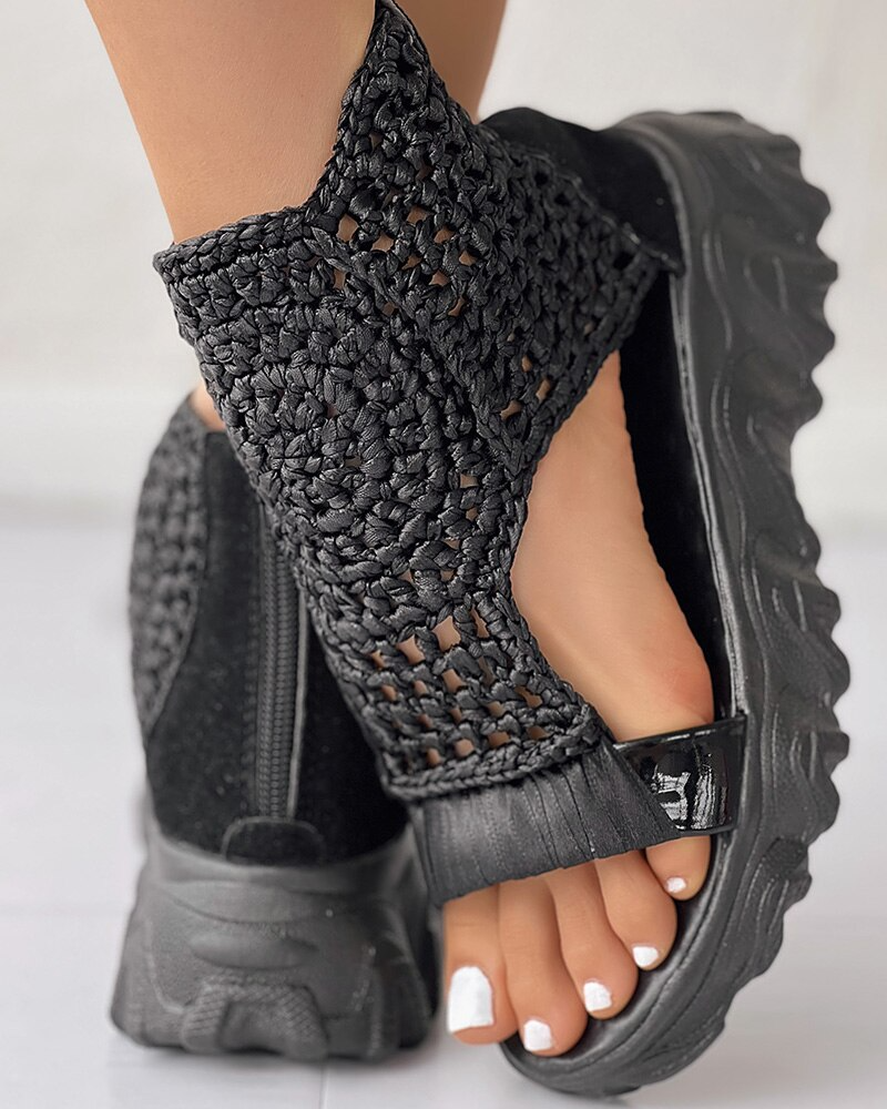 Freya™ - Knitted Orthopedic Sandals With Handmade Details