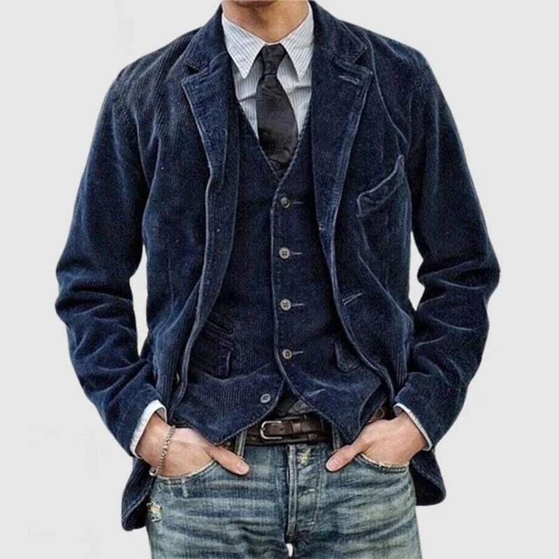 Elliot™ - Stylish Vintage Blazer and Vest Set