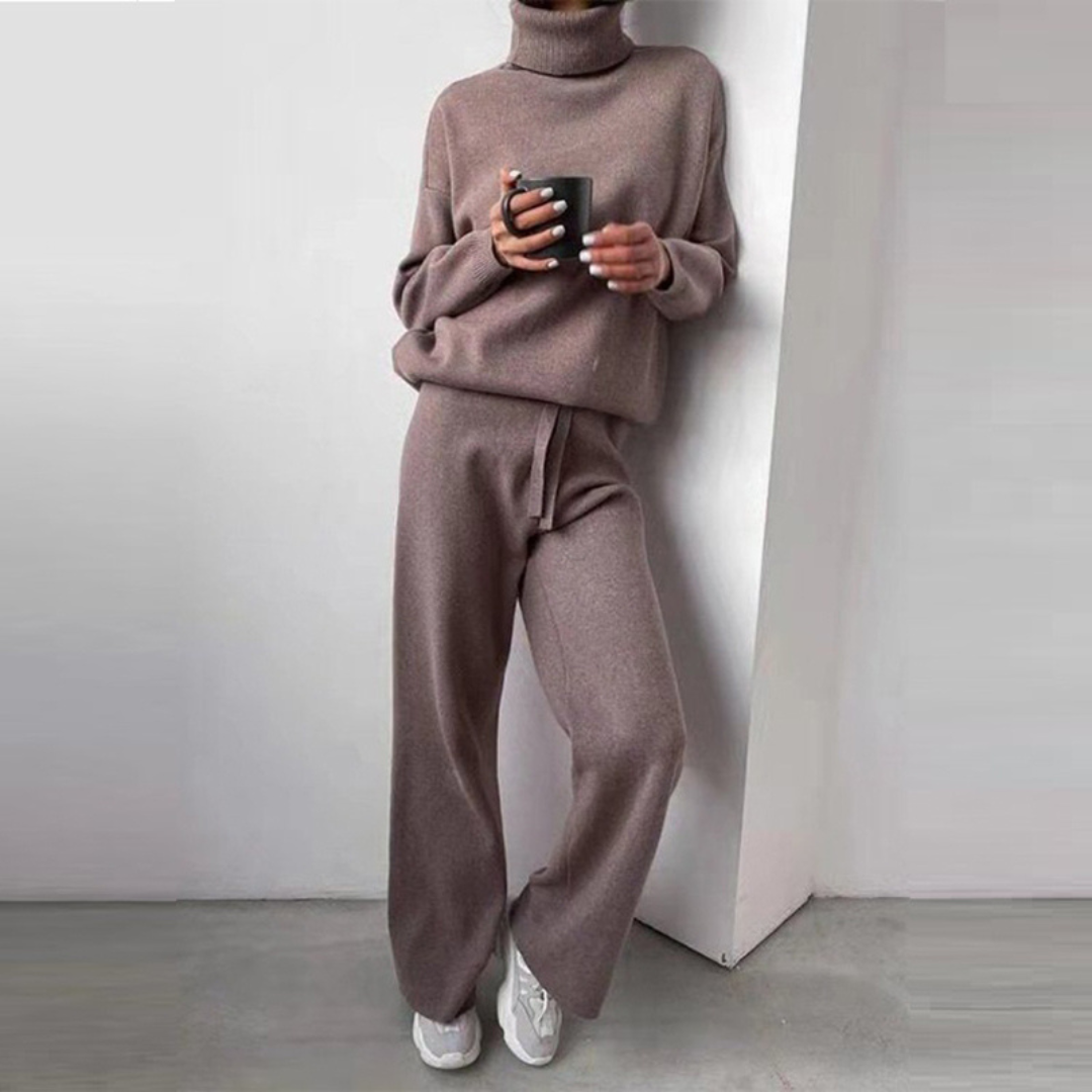 Emily™ - Comfortable Turtleneck Co-Ord Set