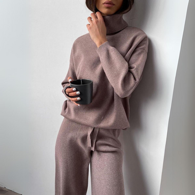 Emily™ - Comfortable Turtleneck Co-Ord Set