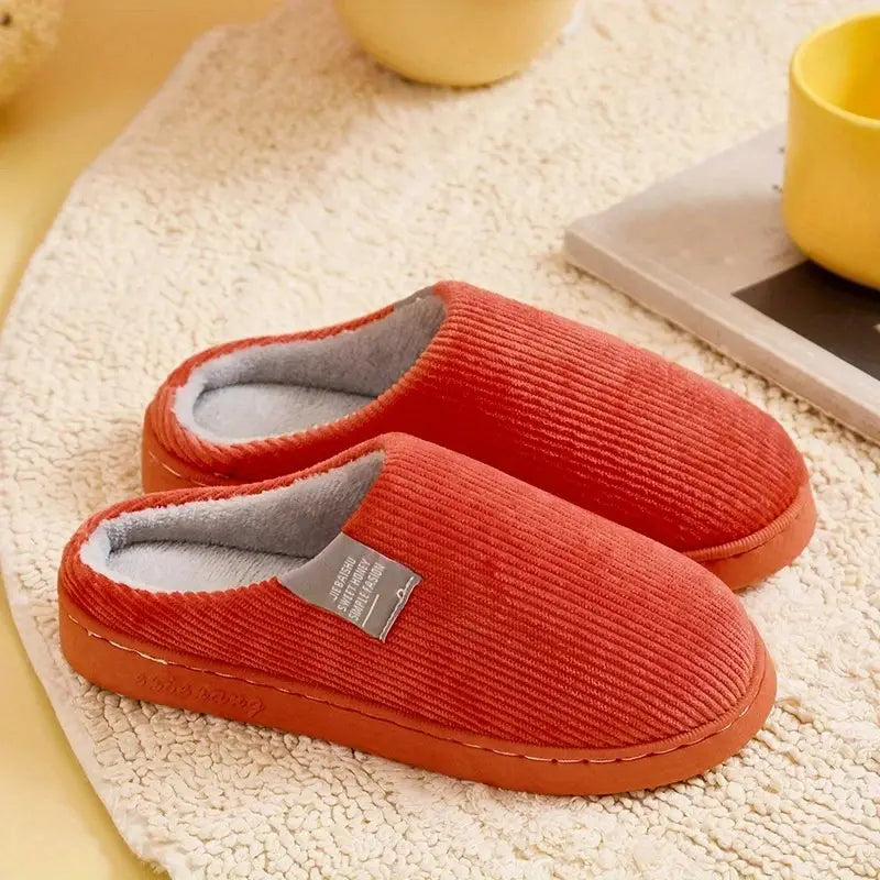 CloudWalk™ - Stylish Plush Warm Slippers