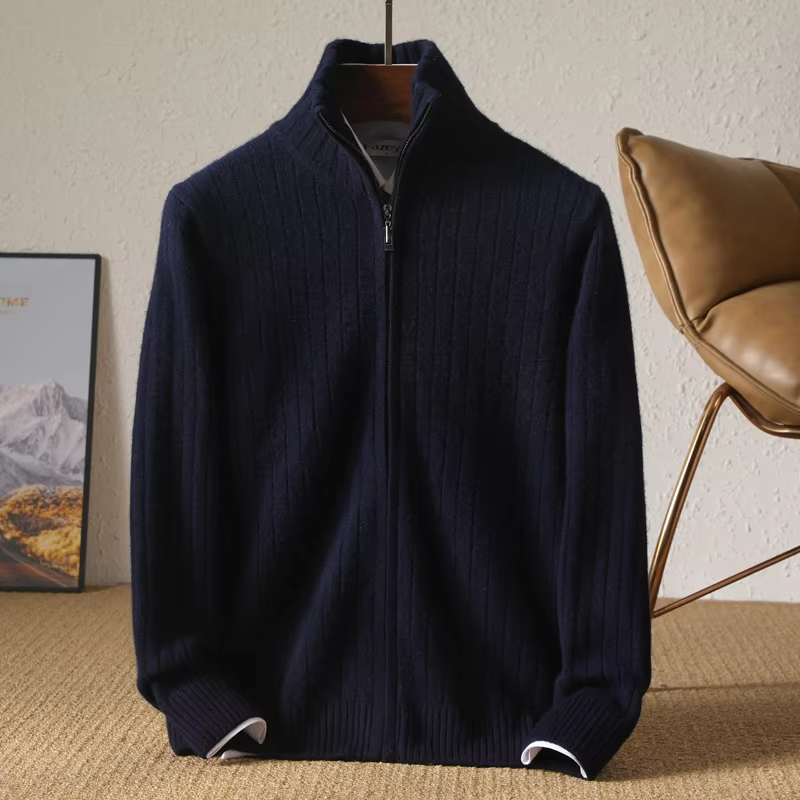 Edward™ - Comfortable Merino Wool Business Cardigan