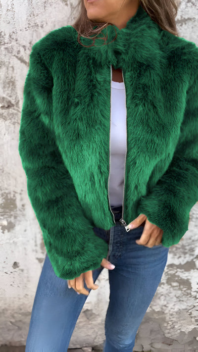 Lily™ - Stylish Luxurious Fur Coat