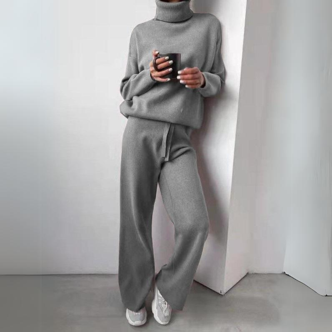 Emily™ - Comfortable Turtleneck Co-Ord Set