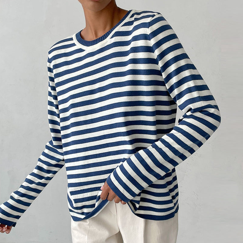 Isabella™ - Elegant Striped Shirt