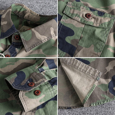 Jack™ - Stylish Camouflage Retro Canvas Jacket