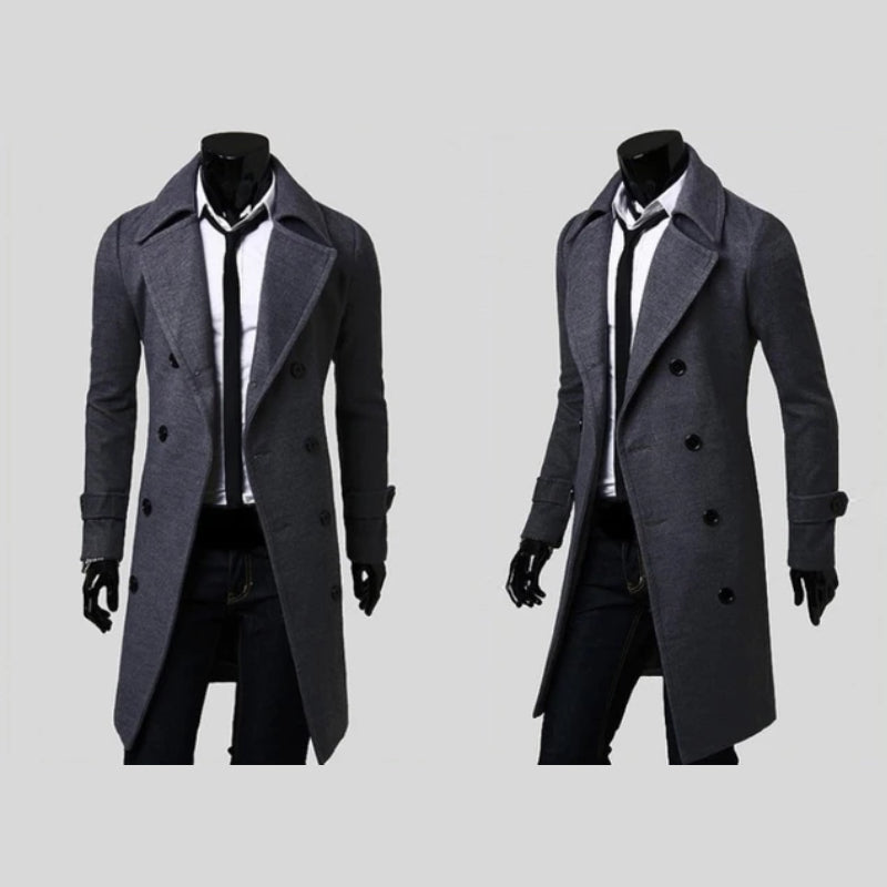 Samuel™ - Stylish Double Breasted Trench Coat