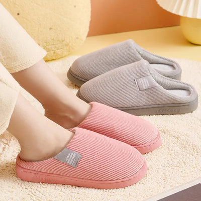 CloudWalk™ - Stylish Plush Warm Slippers