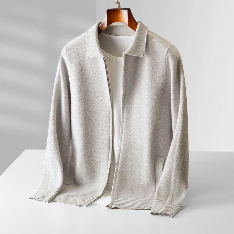 Jack™ - Stylish Full Zip Cashmere Cardigan