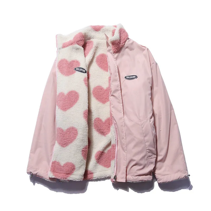 Aubrey™ - Super Comfy Double Sided Heart Jacket (Unique Collection)