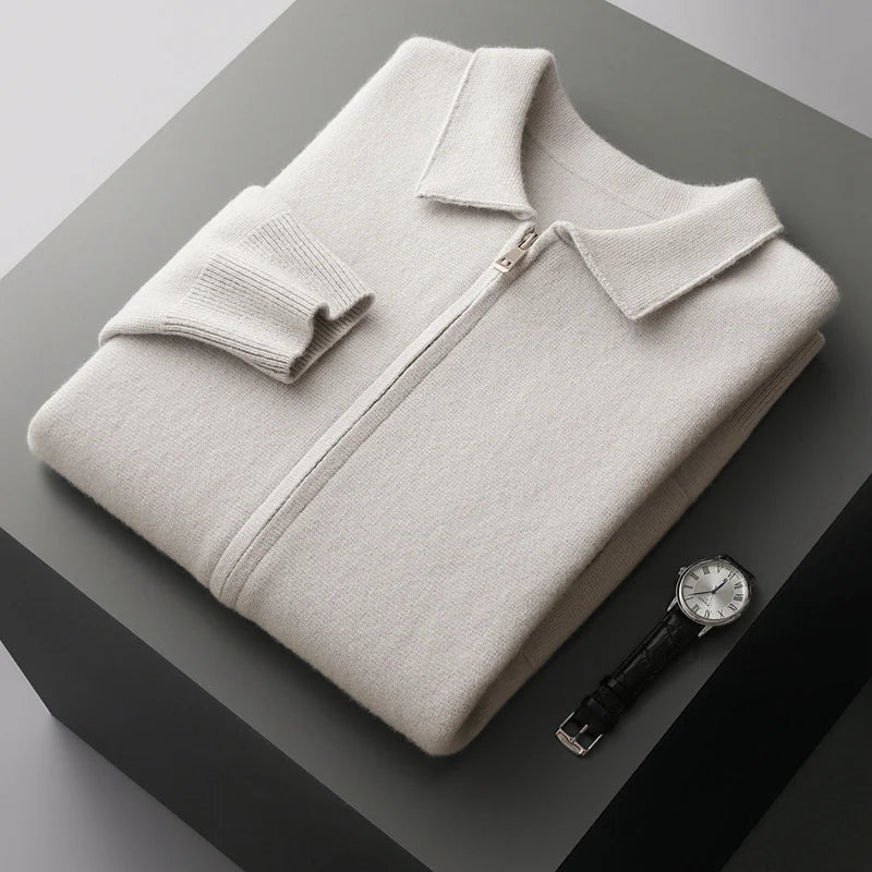 Jack™ - Stylish Full Zip Cashmere Cardigan