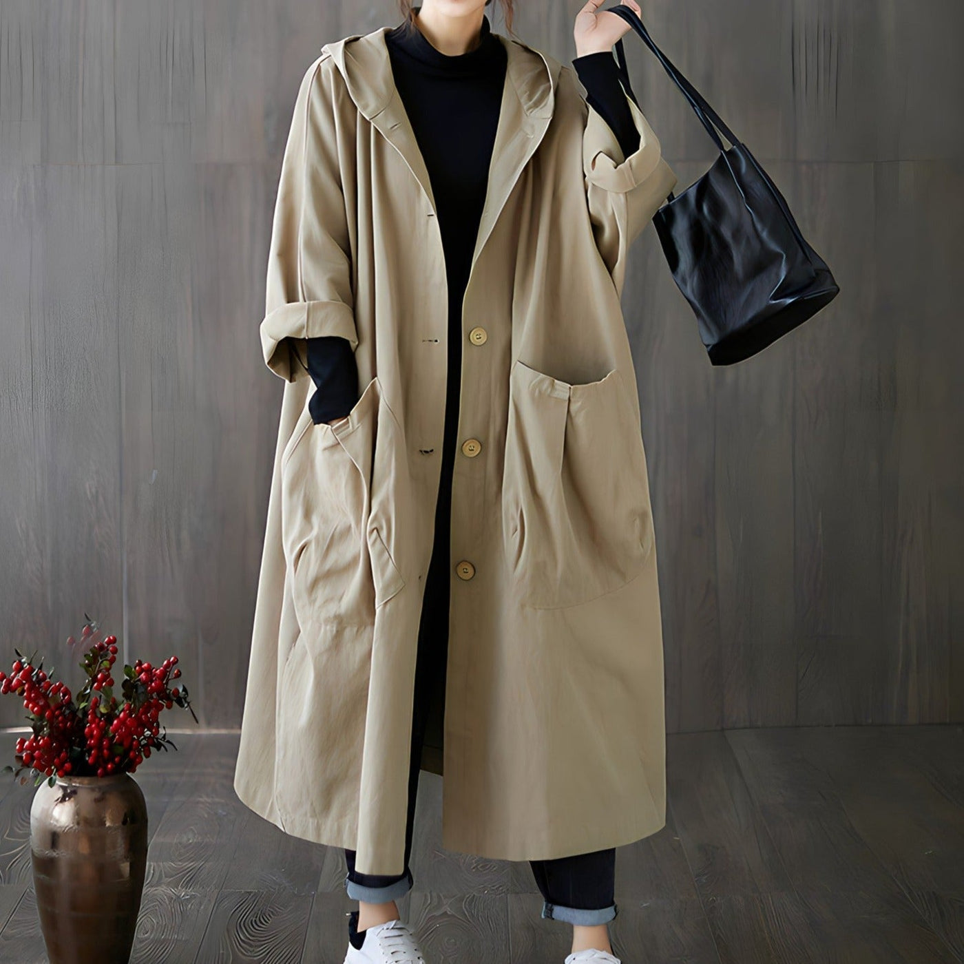 Luna™ - Oversized Stylish Trench Coat