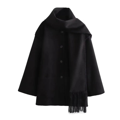 Charlotte™ - Stylish Comfortable Zigzag Shawl Collar Coat