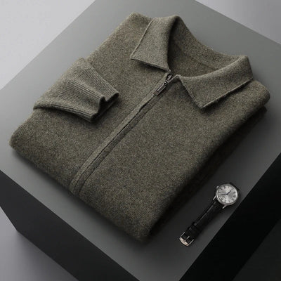 Jack™ - Stylish Full Zip Cashmere Cardigan