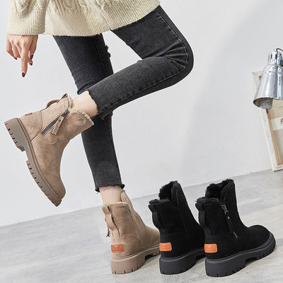 Evelyn™ - Modern Soft Fleece-Lined Ankle Boots