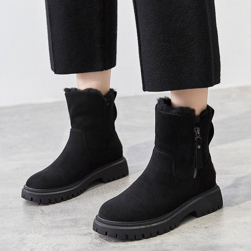 Evelyn™ - Modern Soft Fleece-Lined Ankle Boots