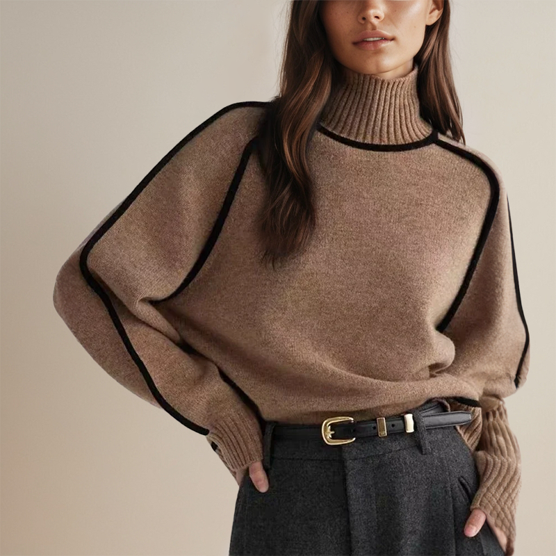 Amelia™ - Cashmere Overzied Couture Turtleneck Sweater