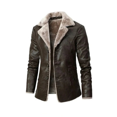 Harry™ - Elegant Leather Winter Coat