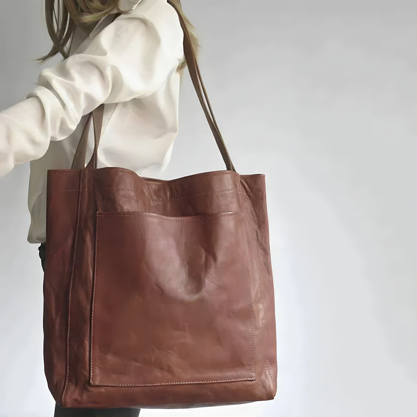 Ava™ - Handmade Vegan Leather Tote Bag