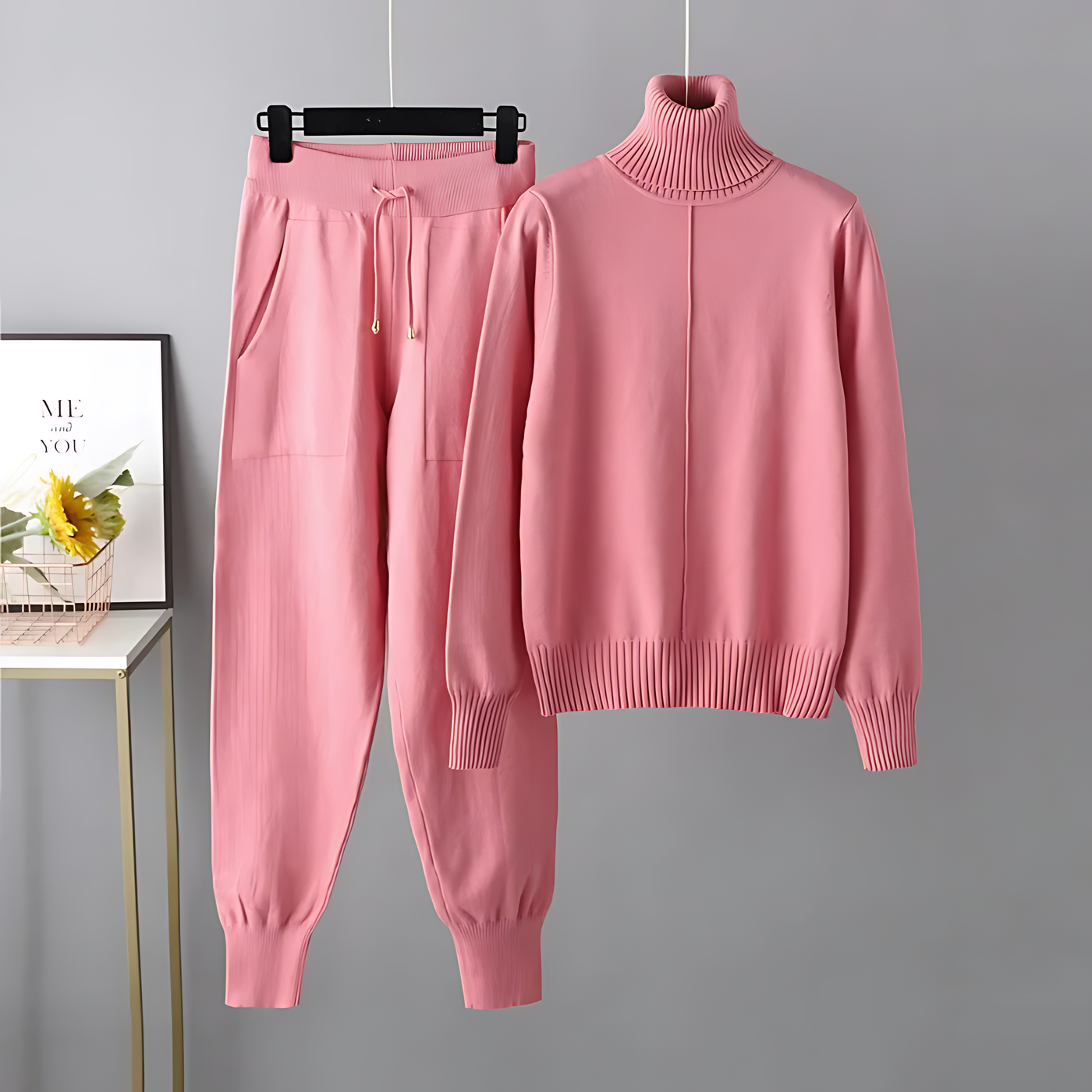 Sophia™ - Stylish Comfortable Turtleneck Co-Ord Set